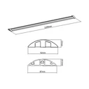 Roline Aluminum Floor Cable Duct