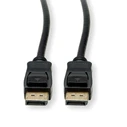 VALUE DisplayPort 1.4 Cable, 5 m, DP Male to DP Male, 8K (7680x4320) @60Hz, Shielded, Black