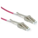 ROLINE LWL Cable 50/125µm OM4, LC-LC Low-Loss, Violet, 7 m (MPN 21.15.8876, SKU 21163502)