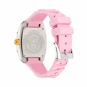 Versace Women's Quartz Watch VE8K00224 – 45 mm, Pink Silicone Strap
