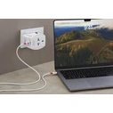 SKROSS MUV USB A/C 45PD Παγκόσμιος ταξιδιωτικός αντάπτορας με καλώδιο USB‑C
