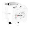 SKROSS United Kingdom Type G Travel Adapter USB-A USB-C 20W White