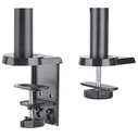 Manhattan Dual Monitor Gas-Spring Mount for 2x 17"–32" Monitors (2 Arms), up to 8 kg per Arm