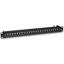 Intellinet 513487 Patch Panel STP Cat5e 1U 24 θυρών RJ45, μαύρο