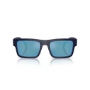 Arnette Men's Sunglasses AN4344-275922 - Matte Dark Blue (Navy) Frame, Dark Grey Mirror Polarized Lenses, 54/19/145 mm
