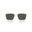 Arnette Men's Sunglasses AN4346-296387 — Ivory White Acetate Frame with Dark Grey Lens (57/18/140)