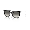 WOMEN'S SUNGLASSES Armani Exchange AX4151S 815811 - Black Acetate Frame, Black Gradient Lens, 55/17/140 mm