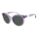 Armani Exchange Women's Sunglasses AX4120S 823687 - Purple Frame, Grey Lens (54/19/140)