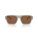 Armani Exchange Ανδρικά Γυαλιά Ηλίου AX4154SU 8372OK — Μπεζ Σκελετός, Καφέ Φακός (56/19/145)