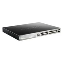 D-Link DGS-3130-30PS/E 30-Port L2+ PoE Gigabit Stack Switch