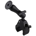 RAM Tough‑Claw Large Clamp Double Ball Mount Round Plate (RAP-401-202U)