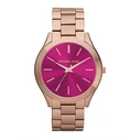 Michael Kors Runway Γυναικείο Ρολόι 42mm Ροζ Χρυσό Μπρασελέ MK3436