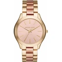 Michael Kors Runway Γυναικείο Ρολόι 34mm Μπαταρίας Ροζ Χρυσό Μεταλλικό Μπρασελέ MK3493