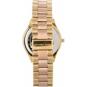 Michael Kors Runway Γυναικείο Ρολόι 34mm Μπαταρίας Ροζ Χρυσό Μεταλλικό Μπρασελέ MK3493