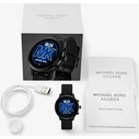 Michael Kors MKGO Stainless Steel 43mm Smartwatch με Παλμογράφο (Μαύρο)