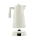 Alessi PLISSE Electric Kettle with Temperature Control, White, 1.7 L (MDL21 W)