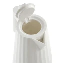 Alessi PLISSE Electric Kettle with Temperature Control, White, 1.7 L (MDL21 W)