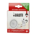 Bialetti Ricambi 3 Ersatz-Dichtungen +1 Filter 2 Tassen