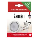 Bialetti Ανταλλακτικά 3 Φλάντζες + 1 Φίλτρο για 9 Φλυτζάνια