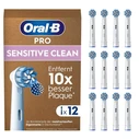 Oral‑B Ανταλλακτικές κεφαλές Sensitive Clean 12 τεμ. - Λευκό