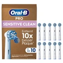 Oral-B Pro Sensitive Clean Ανταλλακτικά Κεφαλές Οδοντόβουρτσας 10 τεμ (Μαλακή)