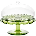 Guzzini Τουρτιέρα με Πόδι και Καπάκι VANITY - Water lily πράσινο - 30 x 27,7 εκ.