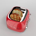 Smeg 50's Style 4-Slice Toaster 2000W Red TSF03RDEU
