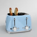 Smeg TSF03PBEU Φρυγανιέρα 4 Θέσεων 2000W Μπλε (50's Style)