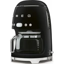 SMEG DCF02BLEU Προγραμματιζόμενη Καφετιέρα Φίλτρου 50's Style Μαύρη 1050W