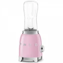 Smeg 50's Style Μπλέντερ Προσωπικό με Κανάτα Tritan 600 ml 300W Ροζ