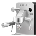 SMEG Ημιαυτόματη Μηχανή Espresso Collection Μαύρη EMC02BLMEU