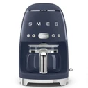 Smeg Filter Coffee Machine DCF02NBEU, 12-cup Carafe, 1050W, Navy Blue