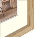 Κορνίζα τοίχου ZEP Malmo Natural 20x20/30x30 Wood with Passepartout V4530N