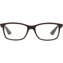 Ray Ban Men's Acetate Eyeglass Frame RB7047 5451 (Brown, 54/17/145)