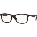 Ray Ban Men's Acetate Eyeglass Frame RB7047 5451 (Brown, 54/17/145)