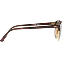 Ray‑Ban Clubround Unisex Γυαλιά Ηλίου RB4246 990/58 – Καφέ ταρταρούγα σκελετός, Πράσινος polarized φακός, Μέγεθος 51/19/145