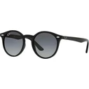 Ray Ban Kids Round Shatterproof Sunglasses Black (6-9 Years) - RJ9064S