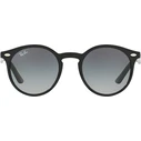 Ray Ban Kids Round Shatterproof Sunglasses Black (6-9 Years) - RJ9064S