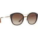 Burberry Women's Sunglasses BE4251Q 3002/13 - Brown Tortoiseshell Frame with Brown Gradient Lenses (53/20/140)