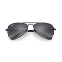 Ray Ban Άθραυστα Aviator Παιδικά Γυαλιά Ηλίου Μαύρα