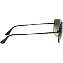 Ray Ban The Marshal II Unisex Sunglasses RB3648 002/71 — Black Metal Frame, Black Gradient Lens, 54/21/145