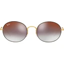Ray Ban Unisex Γυαλιά Ηλίου με Μαύρο Μεταλλικό Σκελετό και Κόκκινο Ντεγκραντέ Καθρέφτη Φακό RB3594 9114U0