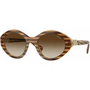 Vogue Γυναικεία Γυαλιά Ηλίου με Καφέ Ταρταρούγα Κοκκάλινο Σκελετό και Καφέ Ντεγκραντέ Φακό VO5576SB 150813