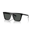 WOMEN Sunglasses VERSACE VE4468U GB1/87 – Black Acetate Frame, Dark Grey Lenses, 53/19/140 mm