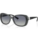 Vogue Women's Sunglasses VO2943SB-31324L — Grey Acetate Frame, Brown Gradient Lenses, 55/17/135 mm