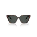 Versace Women's Sunglasses VE4471B 108/87 – Brown Tortoise Acetate Frame, Green Lenses, 56/16/140 mm