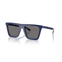 Versace Women's Sunglasses VE4468U 545081 - Blue Acetate Frame, Dark Grey Polarized Lenses (53/18/140 mm)