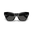 Burberry Unisex Γυαλιά Ηλίου BE4420U 300187 - Μαύρος Κοκκάλινος Σκελετός, Γκρι Φακοί, 55/18/140