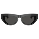 Women Sunglasses Burberry BE4422 Black Acetate Frame, Grey Lenses 58/16/130 mm