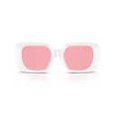 VERSACE Women's Sunglasses VE4473U 314/84 54/21/140 White Acetate Frame Pink Lens